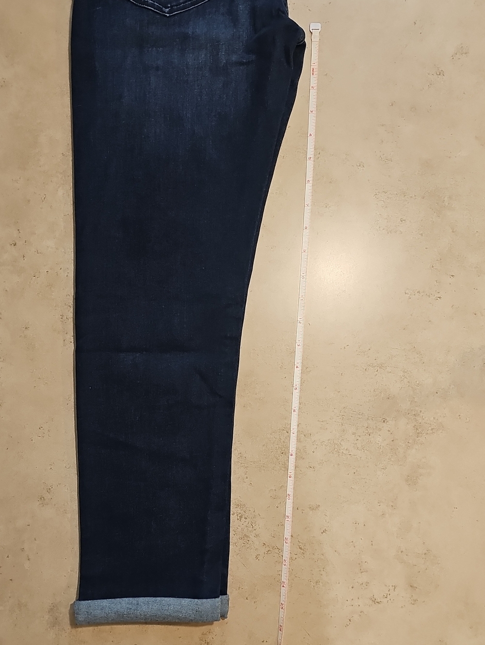 Calvin Klein Dark Indigo Slim Boyfriend Jeans - Picture 6 of 8